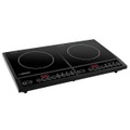 undefined, Esperanza St. Maria 2 Kochzonen Induktionskochplatte 2000W + 2000W 4 Kochfunktionen 8 Gartemperaturstufen automatische Topferkennung Schwarz EKH008