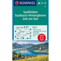 KOMPASS Wanderkarte 30 Saalfelden, Saalbach-Hinterglemm, Zell am See 1:50000 - 5in1 Wanderkarte mit Panorama, Aktiv Guide und Detailkarten inklusive Karte zur offline Verwendung in der KOMPASS-App. Fahrradfahren. Skitouren.