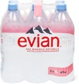 Evian, evian Mineralwasser ohne Kohlensäure 6x1l