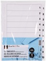 Karton-Register weiss A4 10-teilig