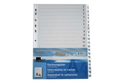 Karton-Register weiss A4 20-teilig