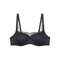 BODY MAKE-UP ILLUSION LACE BH mit Bügel, gefüttert in schwarz