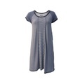 WEEKEND STAPLES Nachthemd Kurzarm in blau