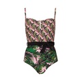 MALAM Bandeau Badeanzug in bunt