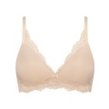Bügelloser Bh, Unwattiert Damen Beige D/70