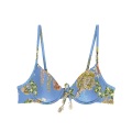 TALVI Bikini Top gefüttert in blau