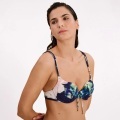 Carlotta Bikini Top mit Bügel gefüttert in blau