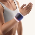bort Handgelenkbandage 8cm -17cm wei/blau (1 Stück)