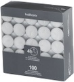 Balthasar Teelichte mit Alublech weiss 4h (100 Stück)