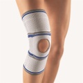 bort Knieband Patella Silicon XL d-41/f-48cm silb (1 Stück)