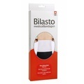 Bilasto Bauchbandage Herren M weiss mit Micro-Klettverschluss (1 Stück)