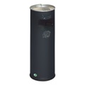 VAR® Ascher-Abfall-Kombination, Standmodell, 16,7 Liter, schwarzgrau