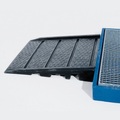 asecos® Auffahrrampe, für PE-Bodenelemente, LxB 790 x 1.000 mm
