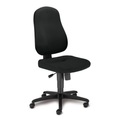 Bürodrehstuhl Bizzi, Sitz- und Rückenlehnenhöhenverstellung, Gesamthöhe 1.060-1.235 mm, schwarz