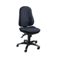 Topstar® Bürodrehstuhl Trend SY 10, Bandscheibensitz, schwarz-dunkelgrau gemustert