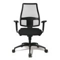 Topstar® Bürodrehstuhl Syncro, atmungsaktiver Netzrücken, rot