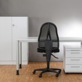Büromöbel-Set Small Office, 3-teilig, Schreibtisch, Rollcontainer + Büroschrank, weiss