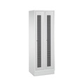 C+P Garderobenschrank Classic mit Sockel, Lochfeld + Zylinderschloss, 2 Abteile, HxBxT 1.800 x 610 x 500 mm