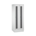 CP, C+P Garderobenschrank Classic mit Sockel, Lochfeld + Zylinderschloss, 2 Abteile, HxBxT 1.800 x 810 x 500 mm