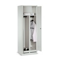 C+P Garderobenschrank Evolo mit Doppelabteil, 1 Abteil, HxBxT 1.800 x 800 x 500 mm