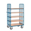 Fetra 8353 Etagenwagen Stahl pulverbeschichtet Traglast (max.): 500 kg Brillantblau (RAL 5007)