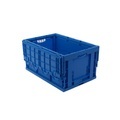Euronorm-Faltbox Premium, mit Scharnierdeckel, 60 Liter, grau