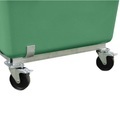 CEMO, CEMO Fahrgestell für GfK-Rechteckbehälter Polyamid-Rollen, weiß für LxB 1820 x 1390 mm, Rad-Ø 200 mm