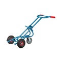 Fetra, fetra® Fasskarre, Tragkraft 300 kg, mit Stützrolle, Vollgummi-Bereifung