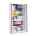 Flügeltürschrank, HxBxT 1.950 x 940 x 400 mm, Böden lackiert