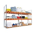 META Komplettpaket Palettenregal MULTIPAL, Fachlast 2.400 kg, HxBxT 3.300 x 5.655 x 1.100 mm