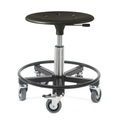 Hocker Kappa, Kunststoff-Formsitz, Stahlbasis 400mm, 370-500 mm