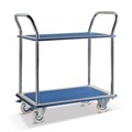 BASIC Leichter Tischwagen, TK 120 kg, 2 Stahlblech-Böden