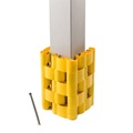 Säulen-Anfahrschutz STRUKTUR, HxB 100 x 225 mm, 5 Stk/VE