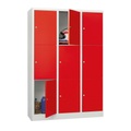 PAVOY- Schliessfachschrank PAVOY, 3 x 5 Fächer, HxBxT 1.850 x 930 x 500 mm
