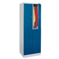 PAVOY Schliessfachschrank mit aufschlagenden Türen, 2 x 4 Fächer, HxBxT 1.800 x 600 x 500 mm