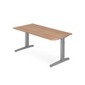 Jungheinrich PROFISHOP, Schreibtisch, C-Fuss höhenverstellbar, BxT 1.600 x 800 mm, Nussbaum