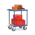 Fetra 2496 Tischwagen Stahl pulverbeschichtet Traglast (max.): 500 kg Brillantblau (RAL 5007)