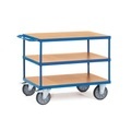 Fetra 2422 Tischwagen Stahl pulverbeschichtet Traglast (max.): 500 kg Brillantblau (RAL 5007)