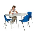 BASIC, BASIC Sitzgruppe, Kunststoff, Tisch BxT 1.200 x 800 mm + 4 Stühle