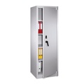 CP Stahlschrank, feuergeschützt 4 Fachböden verstellbar, Breite 1200 mm lichtgrau
