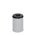 VAR® Sicherheits-Papierkorb, feuersicher, 50 Liter, lichtgrau