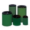 VAR® Sicherheits-Papierkorb, feuersicher, 80 Liter, smaragdgrün