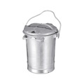 Mülltonne aus Stahlblech, 35 Liter, feuerverzinkt