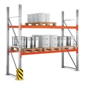 META, META Palettenregal MULTIPAL, GF, FL 13.290 kg, HxBxT 4.400 x 2.700 x 1.100 mm