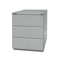 BISLEY® Rollcontainer mit 3 Schubladen, HxBxT 519 x 420 x 565 mm, verkehrsweiss