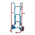 VAR Reifenkarre IOfit® mit Stützrädern, Tragkraft 200 kg, für 8 Reifen, Luft-Bereifung