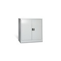 BASIC Werkstatt-Beistellschrank mit 1 Fachboden, HxBxT 750 x 800 x 380 mm, lichtgrau