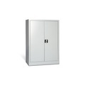 BASIC Werkstatt-Beistellschrank mit 2 Fachböden, HxBxT 1.200 x 925 x 420 mm, lichtgrau
