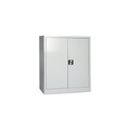 BASIC Werkstatt-Beistellschrank mit 2 Fachböden, HxBxT 1.000 x 925 x 420 mm, lichtgrau