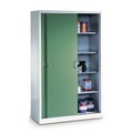 CP, C+P Werkstatt-Schiebetürenschrank mit 8 Fachböden, HxBxT 1.950 x 1.600 x 400 mm, Trennwand